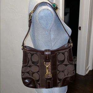 Signature Coach Shoulder Bag